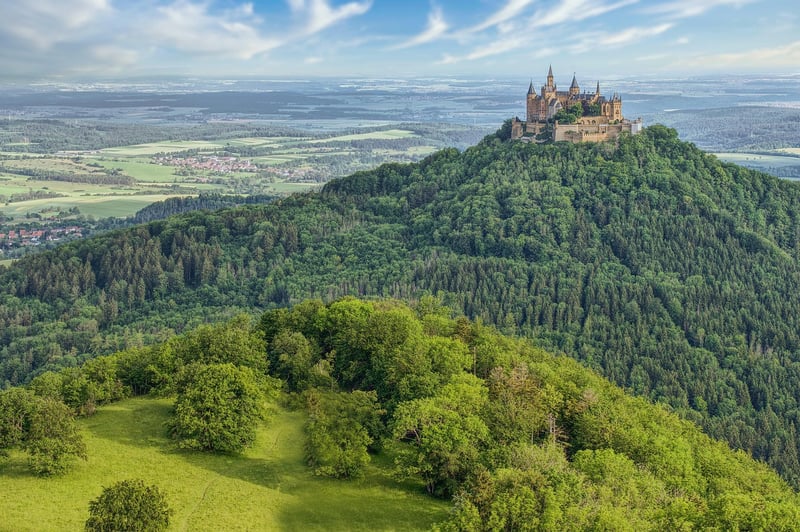 German Castle in Black Forest